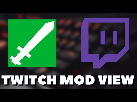 Twitch's NEW MOD VIEW Update and How to use it!