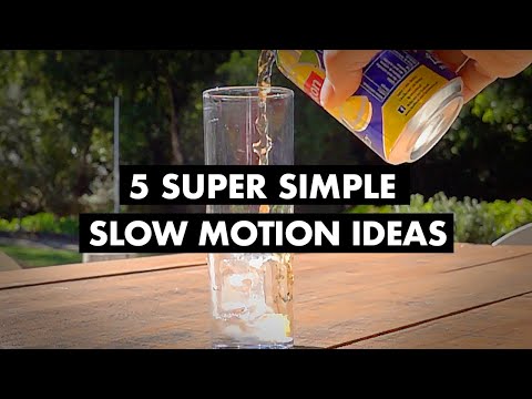 5 super simple slow motion ideas