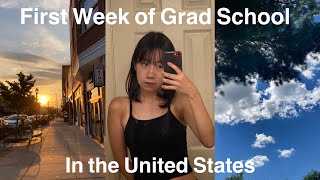 Vlog (ENG) アメリカで大学院生活開始 |STARTING GRAD SCHOOL IN THE U.S.!!!🇺🇸