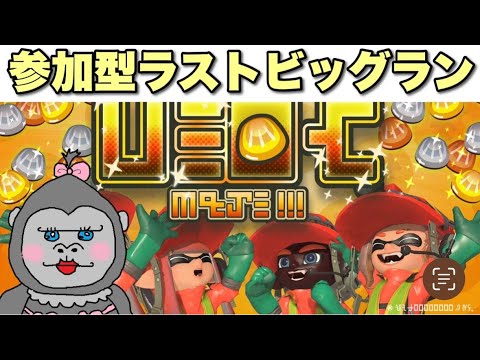 #248【スプラ3】ビッグランで初のカンスト目指すぞ！！【参加型】