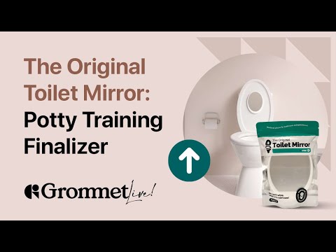 Master Potty Training with the Original Toilet Mirror | Grommet Live