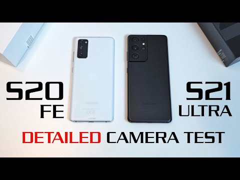 Samsung Galaxy S20 FE vs S21 Ultra - DETAILED Camera Test Comparison