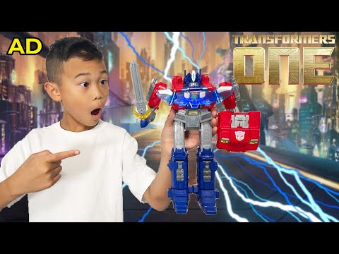 Kaven and Optimus Prime SAVE THE CITY!