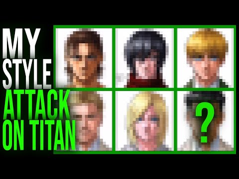 How ATTACK ON TITAN CHARACTERS could be in MY STYLE OF DRAWING - #1