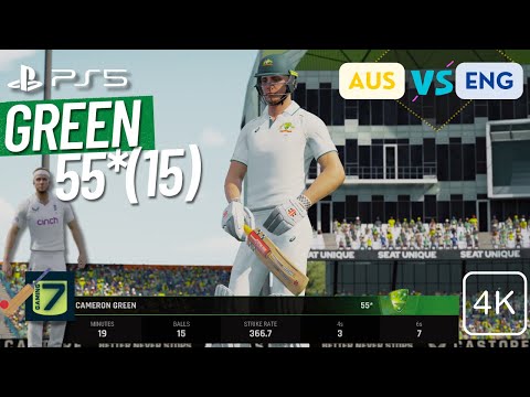 [PS5️⃣]🏏It sounded good !!!🔹🇦🇺 Aus Vs Eng🔹#Cricket 24🔹4k🔹#Gameplay🔹60FPS🔹Test