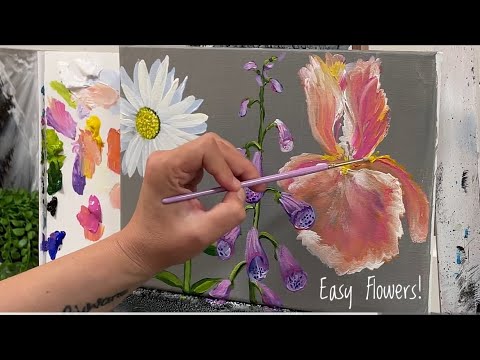 How To Paint FLOWERS Step by Step