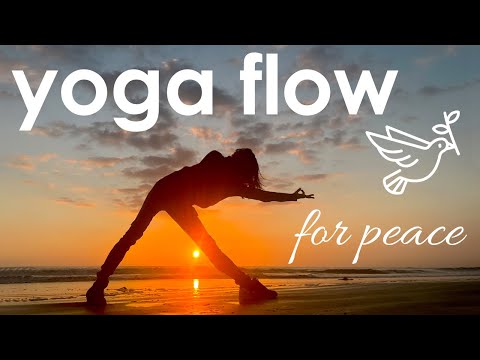 Yoga Flow for Peace ✌🏽✌🏿✌🏻✌🏾✌🏼 Full Power Yoga Class!