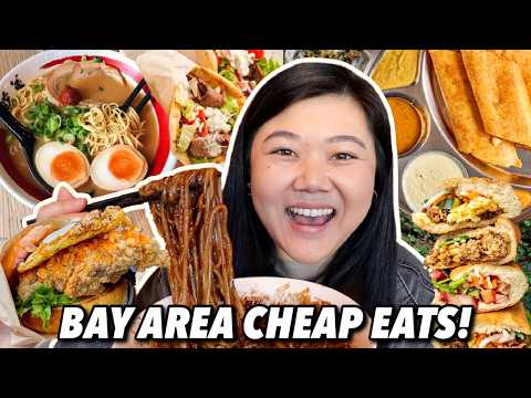 TOP 10 CHEAP EATS in the SOUTH BAY AREA! Food Tour Under $12 💸