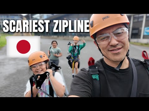 Scariest Zipline in Japan! - @itsJudysLife