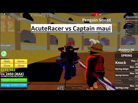 AcuteRacer Vs CaptainMaui....