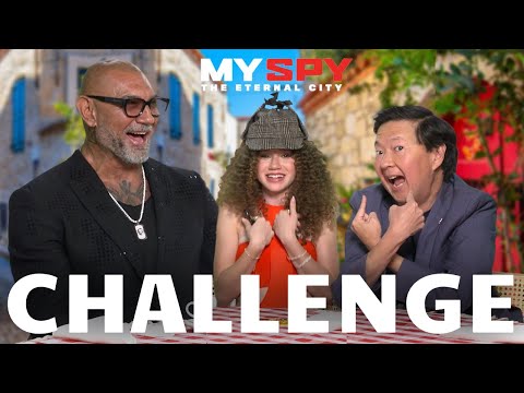 Dave Bautista, Chloe Coleman & Ken Jeong Play 'Who Said It?' | My Spy: The Eternal City Challenge