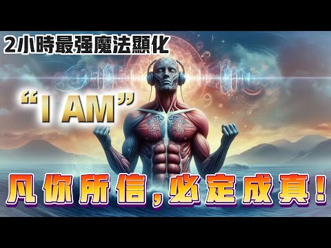 【2小時魔法显化】“I AM 我是”  最强显化肯定句｜直接成为2.0的自己|解锁梦想中的自己⭐重新編寫人生劇本