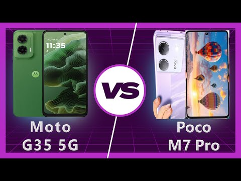 Poco M7 Pro vs Moto G35 Detailed Comparison