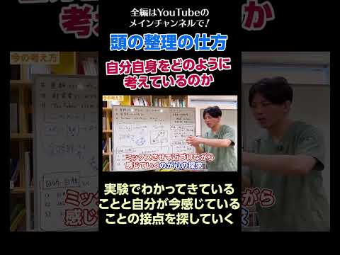 [13]頭の整理の仕方／実験でわかってきていることと自分が今感じていることの接点を探していく