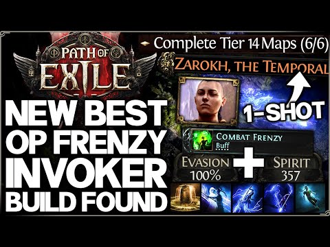 Path of Exile 2 - New Best GAME BREAKING Invoker Build Guide - OP Combat Frenzy Thunder Monk Combo!