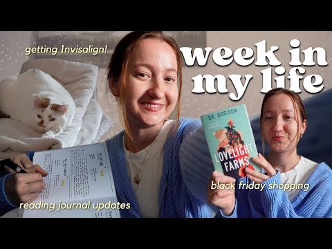 WEEK IN MY LIFE VLOG | winter books, getting invisalign & updating my reading journal