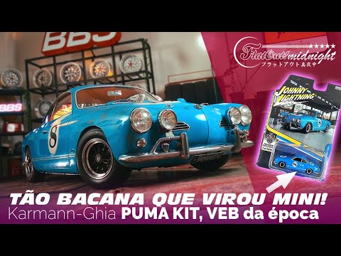 Este Karmann-Ghia 1966 VEB Puma Kit VIROU MINIATURA OFICIAL Johnny Lightning! Como isso aconteceu?