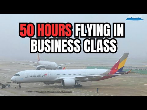 ASIANA AIRLINES REVIEW: A350 & 777 Business Class Asiana Air Flights | Sydney to Seoul to Europe