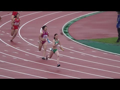 【2021青森県選手権】 女子4×100mR決勝2組目