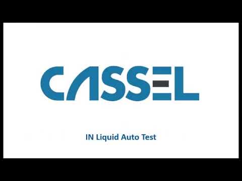 Cassel Metal Detector for liquids-Auto Test