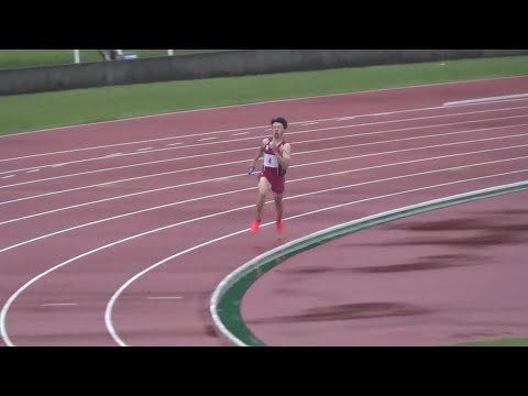 【2021青森県選手権】 男子4×400mR決勝2組目