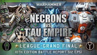 *GRAND FINAL* Necrons vs T'au Empire Warhammer 40K Battle Report 10th Edition 2000pts