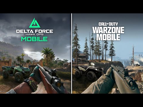 Delta Force Hawk Ops Mobile vs Warzone Mobile Comparison