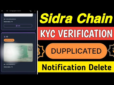 Sidra Chain Kyc Verification | Sidra Chain App Login Problem | Sidra Chain Ki Kyc Kaise Kare | Sidra