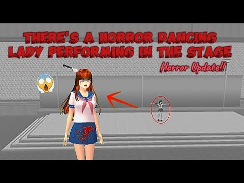 New horror dancing lady!! سيدة الرقص الرعب الجديدة !! Sakura School Simulator | NEW UPDATE!!!!