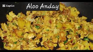 fry alu Andy ka salan recipe alu Andy bhujia recipe egg potato recipe with mom s kichan