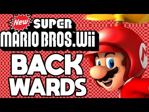 Is it Possible to Beat New Super Mario Bros Wii Backwards?