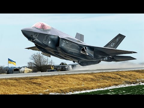 American F-35 Pilot Emergency Takeoff at Ranua Finland 100 Miles From Russia