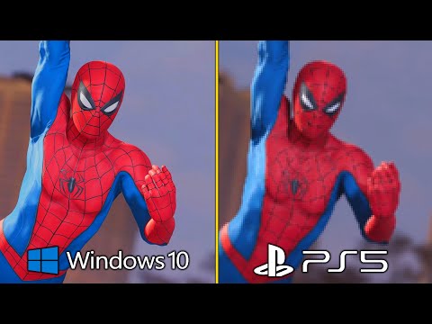 Spider-Man Remastered PC vs PS5 | Side by Side