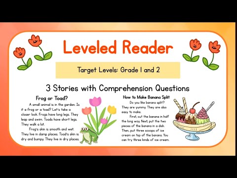 Reading for Grade 1 and Grade 2 | Reading Comprehension | Learn English Through Stories (Set 14)