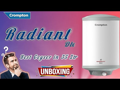 #crompton Radiant Dlx 35Ltr  #waterheater #geyser #cromptonwaterheater  #radiantdlx