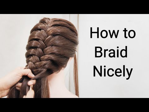 How to Braid Nicely | Beautiful Hairstyle | Easy and Simple Hairstyle