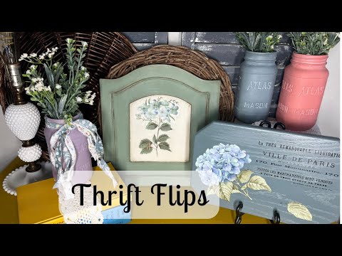 Thrift Flips and Upcycles for a Spring Cottage Core Home