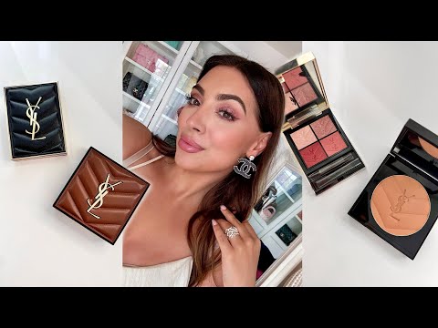 GRWM Summer Makeup & New Favourite Beauty Products- YSL, Chanel, Hermes, Dior