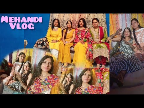 aj Mera yaar ke shdi hai / mehandi vlog