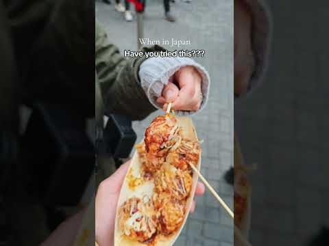 Have you tried this? #japan #takoyaki #osaka #dotonbori #streetfood #japanesefood #foodvlog