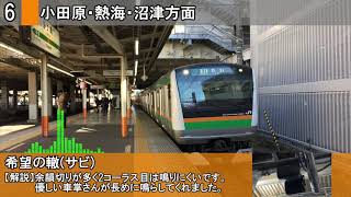 茅ヶ崎駅 発車メロディー「希望の轍」