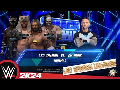 WWE Universe Week 127 - #smackdown - Leo Sharon VS CM Punk