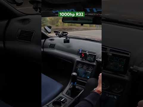 1000hp GTR R32 on German Autobahn!