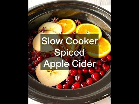 Slow Cooker Spiced Apple Cider