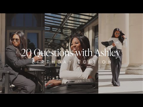 20 Questions with Ashley: Special Birthday Edition | Get to Know the Face Behind Cloth & Paper.