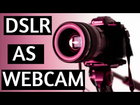 How To Use Canon DSLR Camera As a PC Webcam For Live Streaming, Online Meetings & Video Calls!