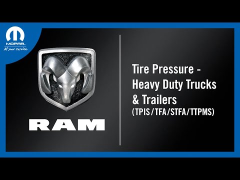 Tire Pressure – TPIS/TFA /STFA/TTPMS | How To | 2025 Ram Heavy Duty Trucks