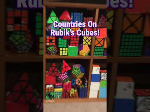 COUNTRIES ON RUBIK'S CUBES #fyp #rubiks #cube #3x3 #countries #country #shorts