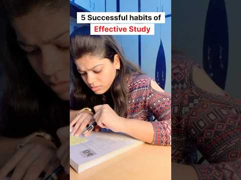 5 Successful Habits of Effective Study 🎯Study Motivation 📚Study Tips 📖#can #cs #cma #upsc #neet