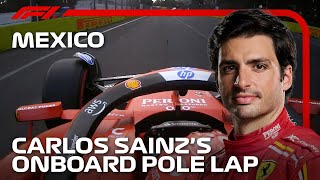 Carlos Sainz’s Pole Lap | 2024 Mexico City Grand Prix | Pirelli